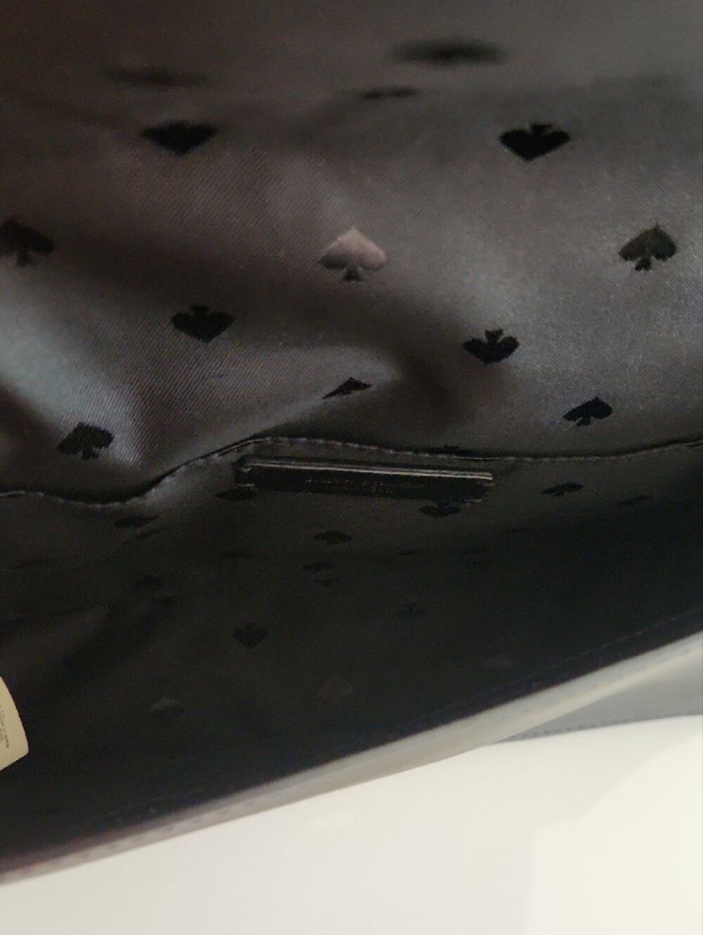 kate spade Saffiano Leather Crossbody with Gold Chain..like New! Plus Card Case! - Picture 6 of 7